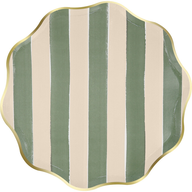 Fall Stripe Side Plates - Party - 4