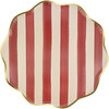 Fall Stripe Dinner Plates - Party - 4