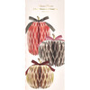 Fall Stripe Paper Honeycomb Pumpkins - Party - 4