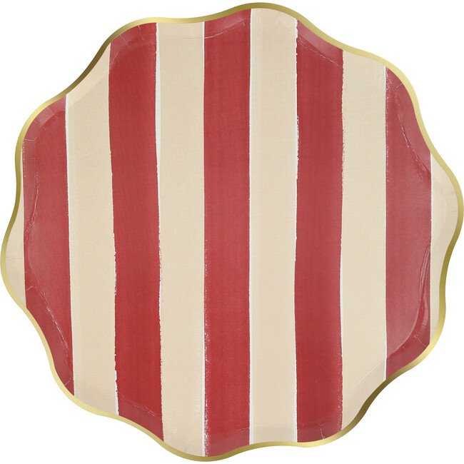 Fall Stripe Side Plates - Party - 5