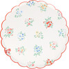 Ditsy Posy Scalloped Side Plates - Party - 4