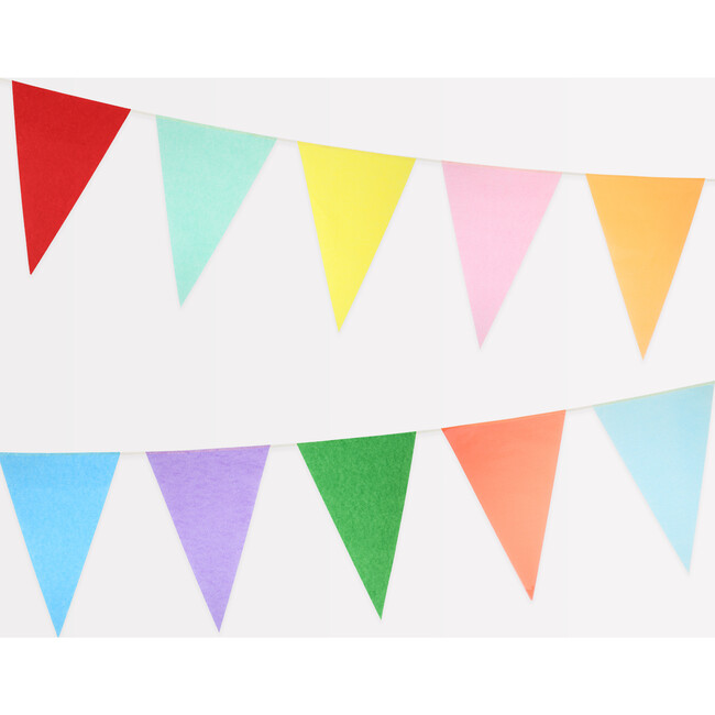 Bright Tissue Flag Garlands
