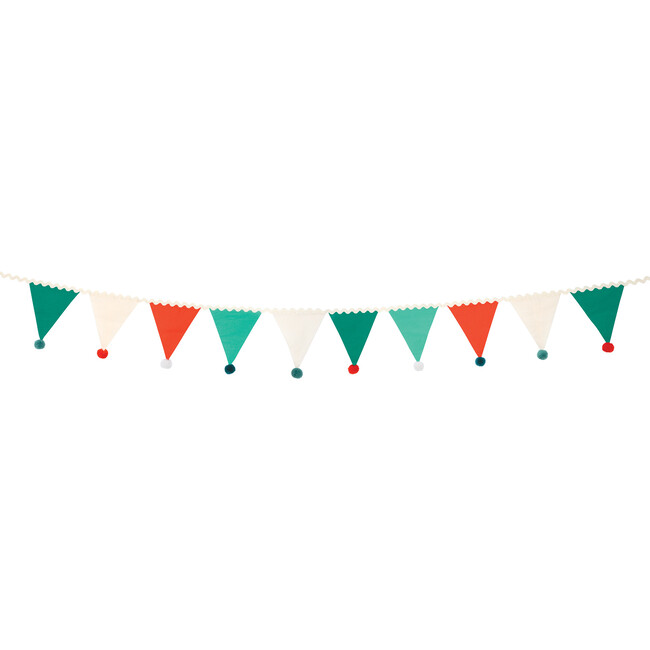 Christmas Pompom Flag Garland - Party - 2