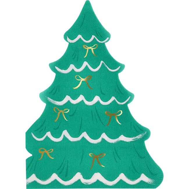 Christmas Tree With Bows Napkins - Party - 3