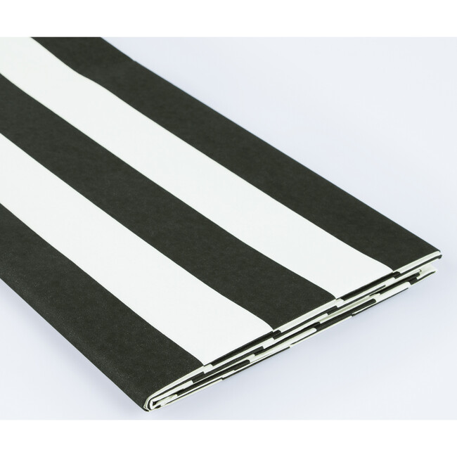 Black Striped Tablecloth - Party - 2