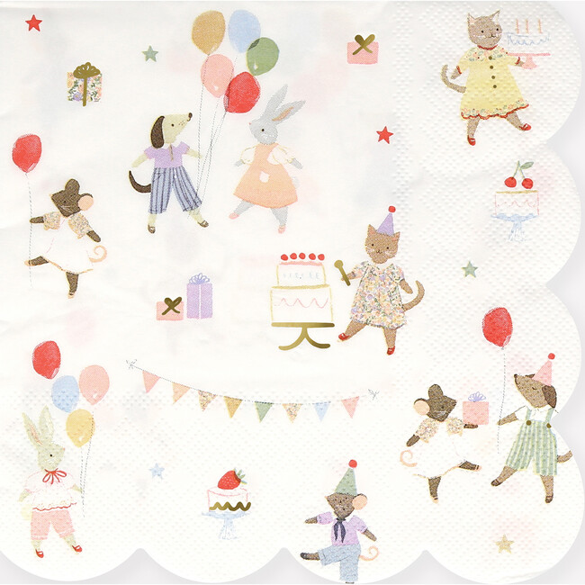 Animal Friends Large Napkins