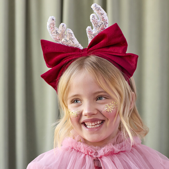 Velvet Bow Antlers - Costume Accessories - 2