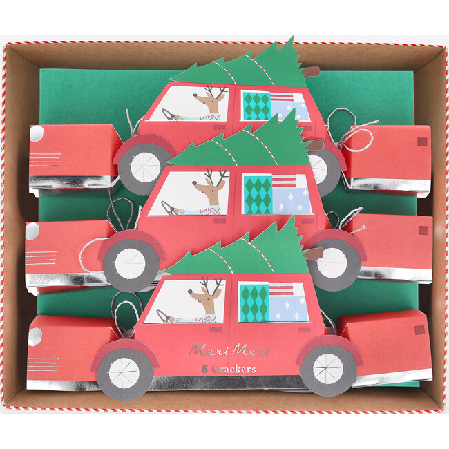 Reindeer In Car Crackers