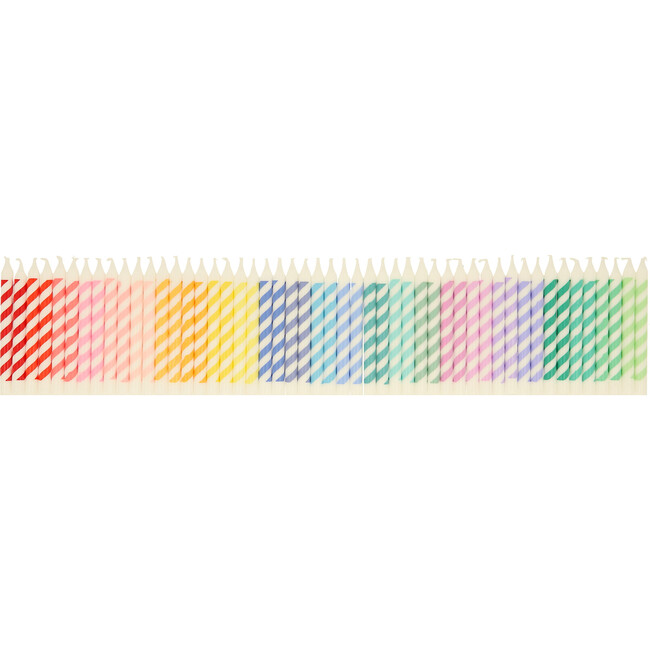 Rainbow Striped Mini Candles - Candles - 2