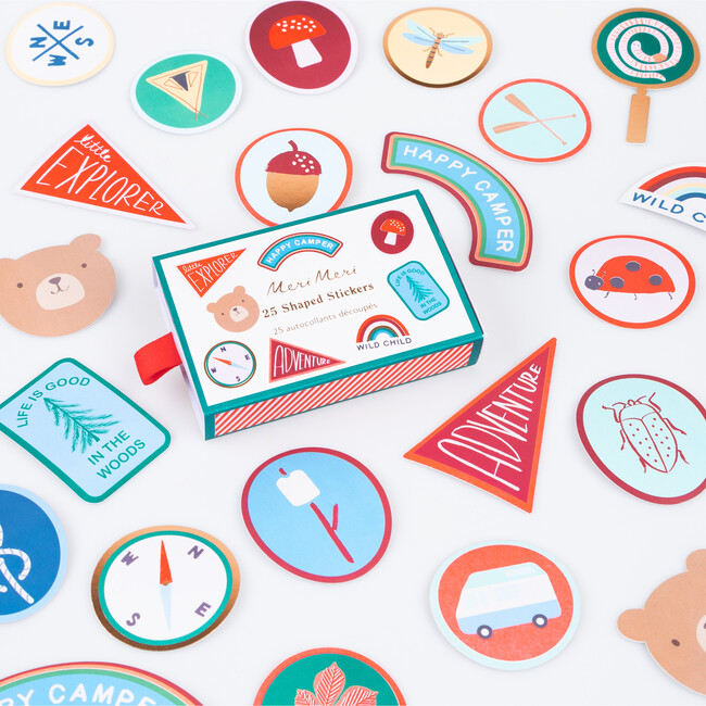 Outdoor Adventures Shaped Stickers