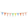 Pastel Pompom Flag Garland - Party - 6