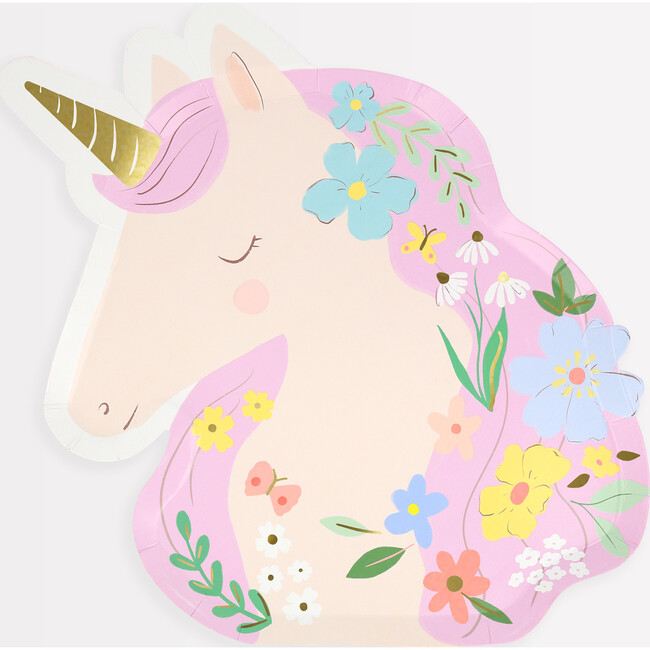 Meadow Unicorns Shaped Plates
