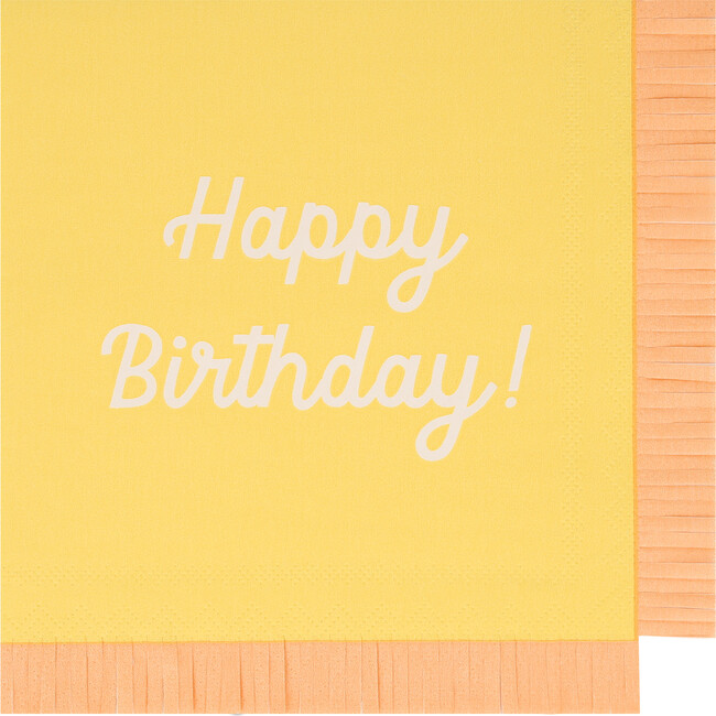Mixed Happy Birthday Large Napkins - Party - 5