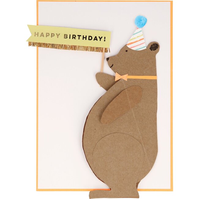 Honey Bear Stand-Up Birthday Card - Greeting Cards - 2