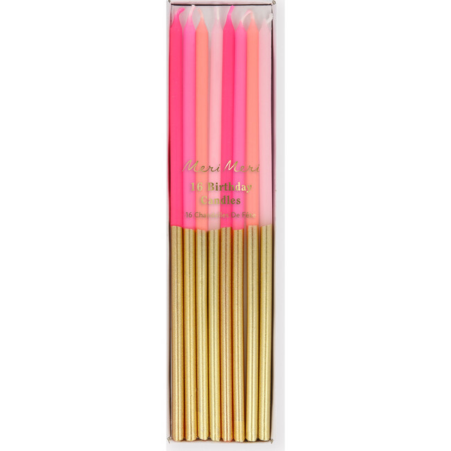 Gold Dipped Pink Mix Candles