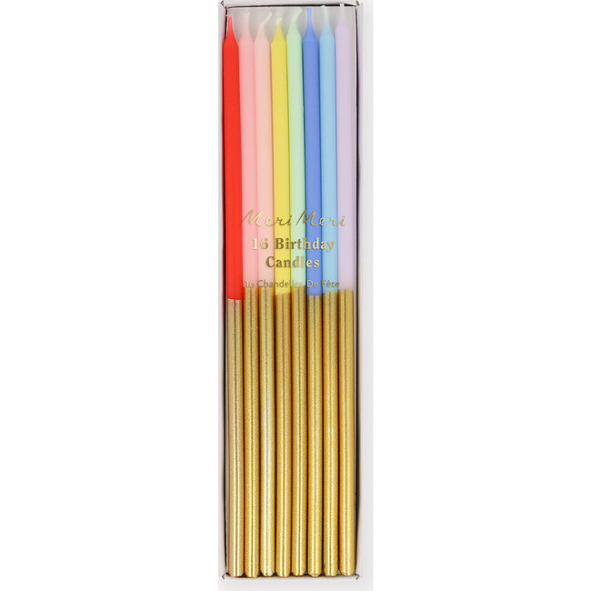 Gold Dipped Rainbow Mix Candles