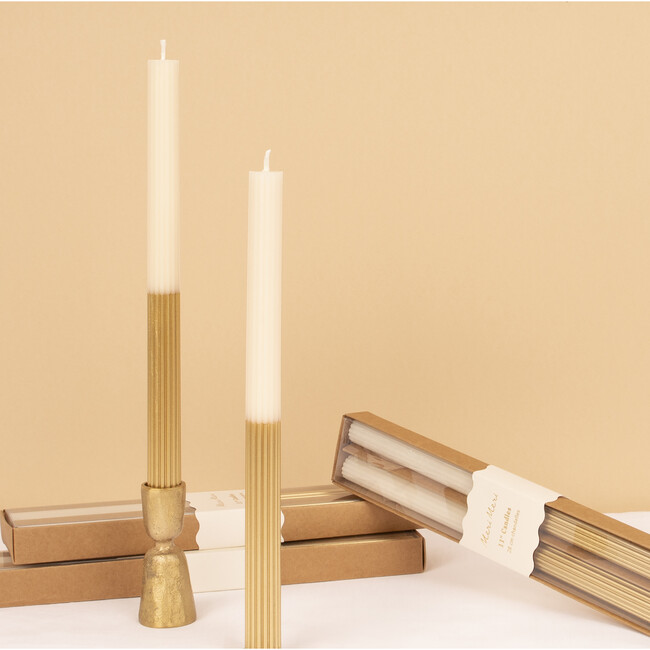 Gold Dipped Table Candles