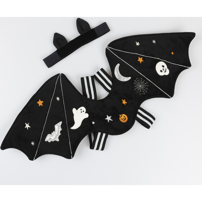 Embroidered Bat Wings Costume