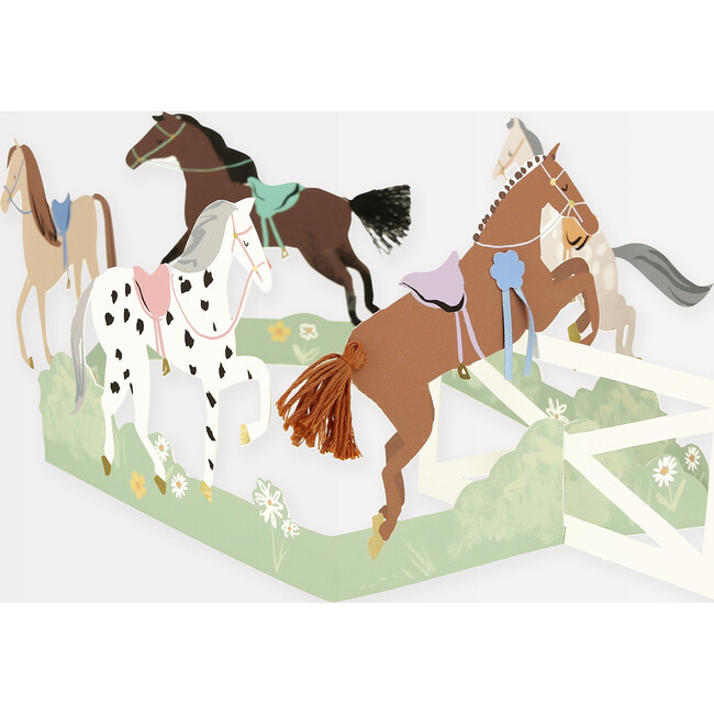 Concertina Horse Card