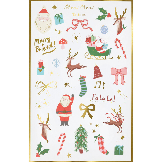 Christmas Mixed Icon Temporary Tattoos