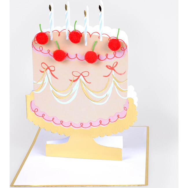 Cherry Cake Birthday Card