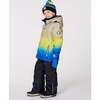 Two-Piece Play Snowsuit with Gradient Jacket, Black - Snowsuits - 4