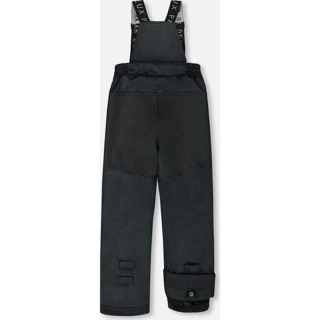 Two-Piece Play Snowsuit with Gradient Jacket, Black - Snowsuits - 7