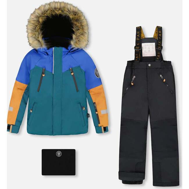 Two-Piece Play Snowsuit, Black