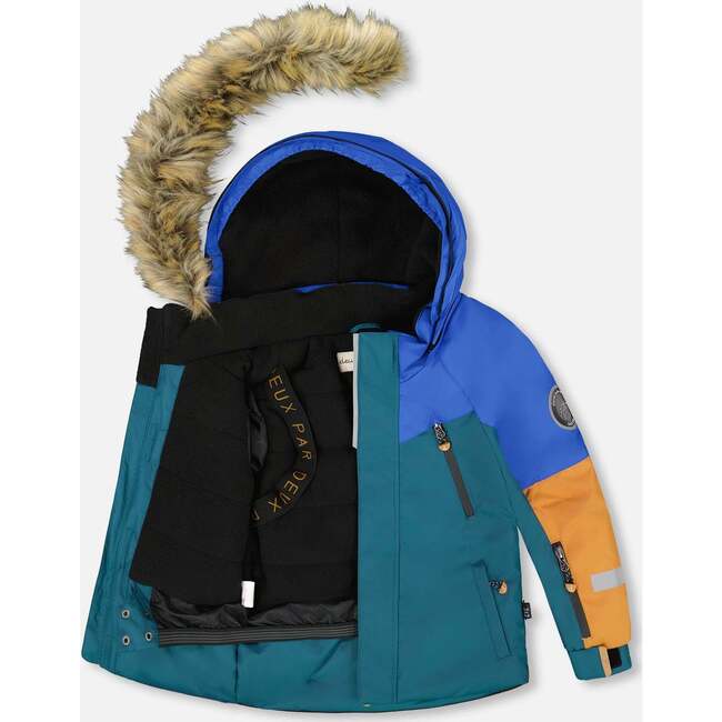 Two-Piece Play Snowsuit, Black - Snowsuits - 3