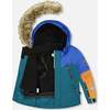 Two-Piece Play Snowsuit, Black - Snowsuits - 3