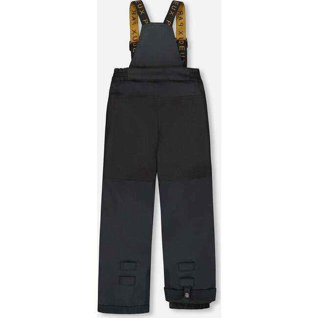 Two-Piece Play Snowsuit, Black - Snowsuits - 5