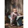 Organic Cotton Long Sleeve Romper, Neutral Purple - Rompers - 2