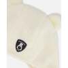 Lined Baby Sherpa Hat with Ear Flaps, Off-White - Winter Hats - 3