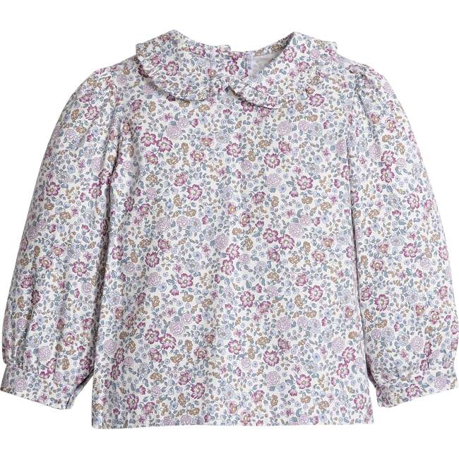 Ruffled Peter Pan Blouse, Margaux Floral