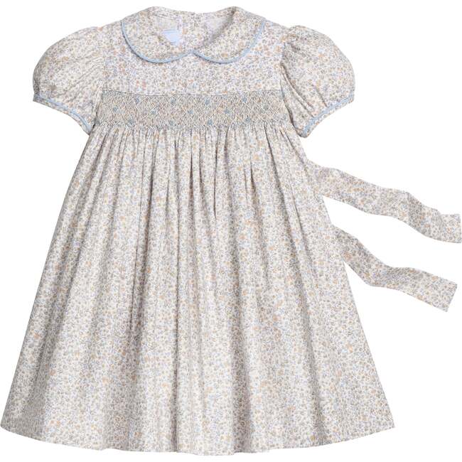 Smocked Peter Pan Dress, Winthrop Floral