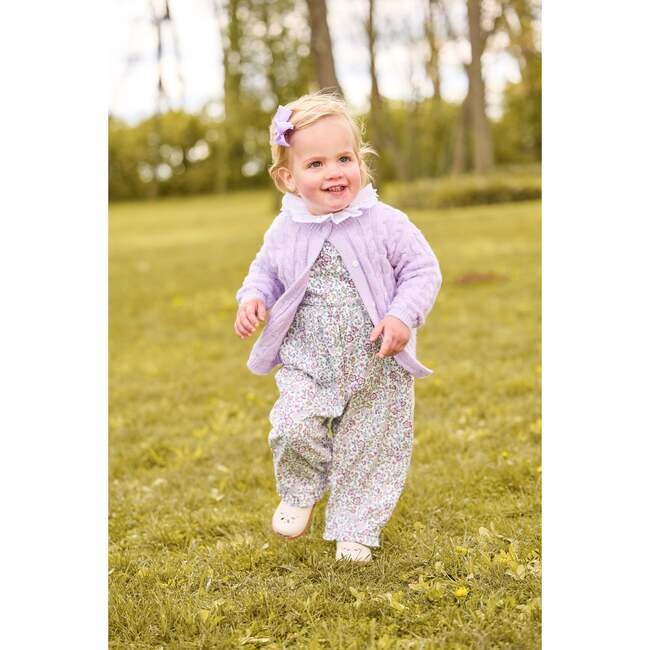 Ruffled Overall, Margaux Floral - Overalls - 2