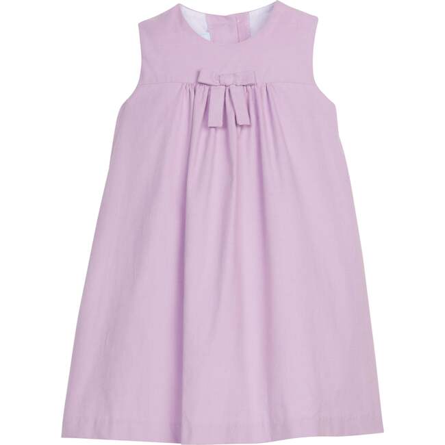 Pleated Bow Jumper, Lavender Corduroy