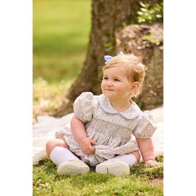 Smocked Peter Pan Bubble, Winthrop Bubble - Rompers - 7