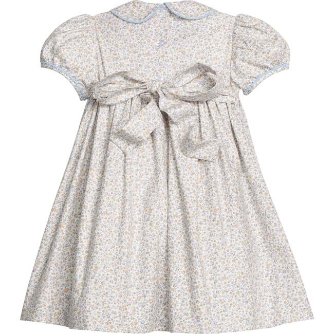 Smocked Peter Pan Dress, Winthrop Floral - Dresses - 7