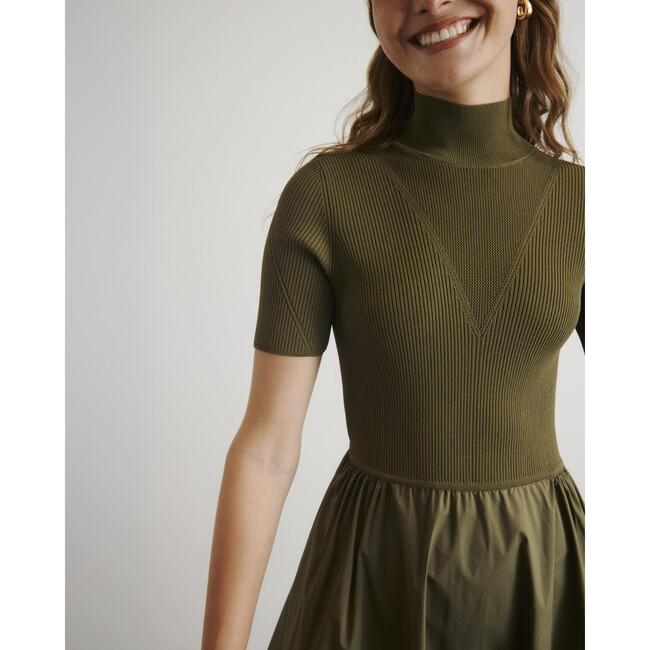 Teresa Knit Dress, Fern - Dresses - 4