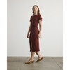 Short Sleeve Cody Dress, Raisin - Dresses - 4