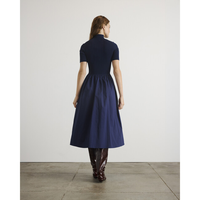 Teresa Knit Dress, Maritime Blue - Dresses - 5