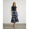 Rosabeth Dress, Maritime Blue/Cream Multi - Dresses - 2