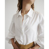 Marina Top, Optic White - Blouses - 4
