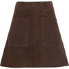 Fran Skirt, Chocolate - Skirts - 1 - thumbnail