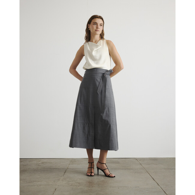 Hudson Skirt, Heather Grey - Skirts - 2