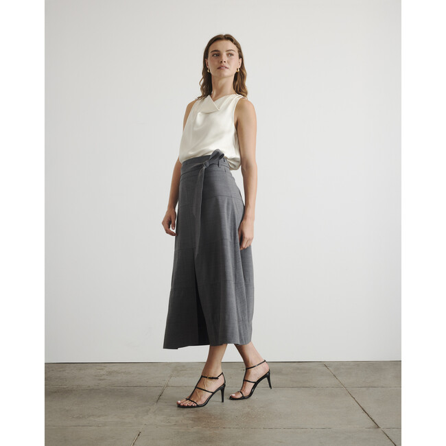 Hudson Skirt, Heather Grey - Skirts - 3