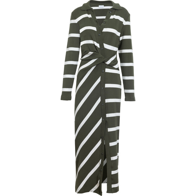 Ellicot Dress, Army/Chalk