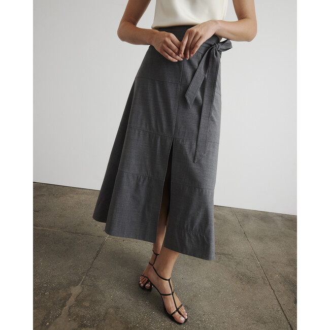 Hudson Skirt, Heather Grey - Skirts - 4
