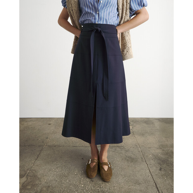 Hudson Skirt, Deep Navy - Skirts - 4
